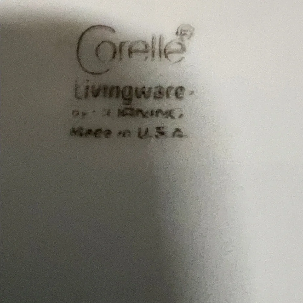 Corelle white dinner